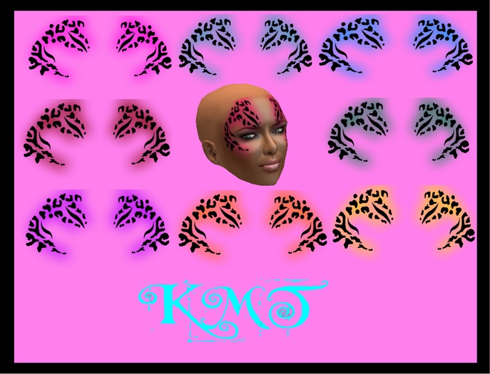 .:::K,M,T:::.Make-Up Mask Set Leopard  Full Perm 
