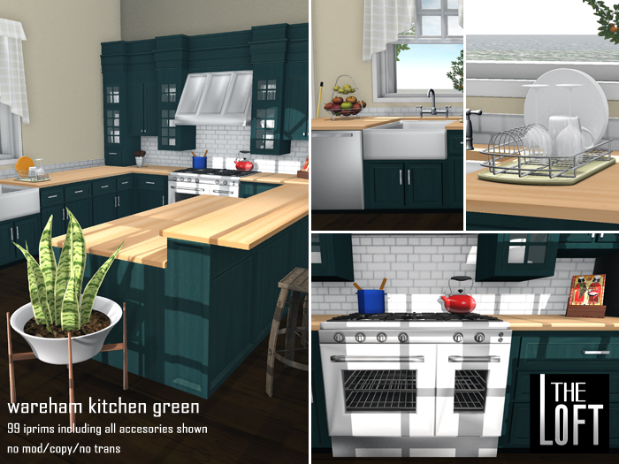 The Loft - Wareham Kitchen Green