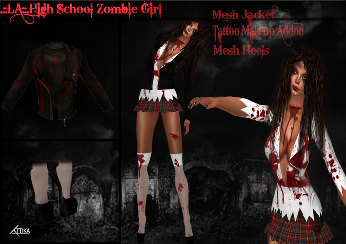 .::LA::.High School Zombie Girl
