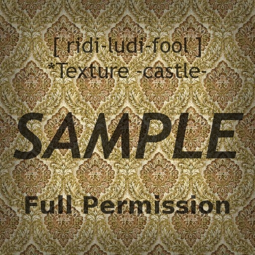 Texture 【CASTLE】 series ★ *wall paper (shadow) / Full permission