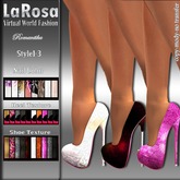 LaRosa Shoes Romantika Heels Fatpack (3 different Shoes)