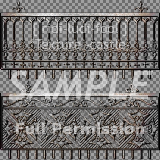 Texture 【CASTLE】 series ★ *fence 1 / Full permission