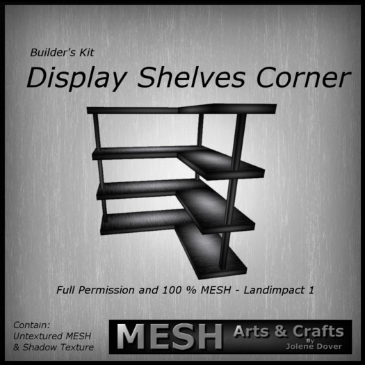 AC Mesh Display Shelves Corner FP Builders Edition