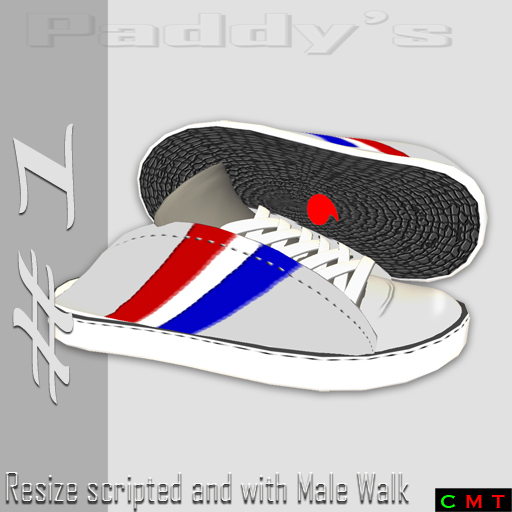 Paddy's #1 Slipper SkateShoe RWB
