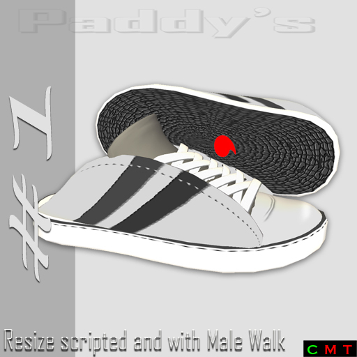Paddy's #1 Slipper SkateShoe Grey