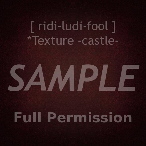 Texture 【CASTLE】 series ★ *castle carpet (shadow) / Full permission