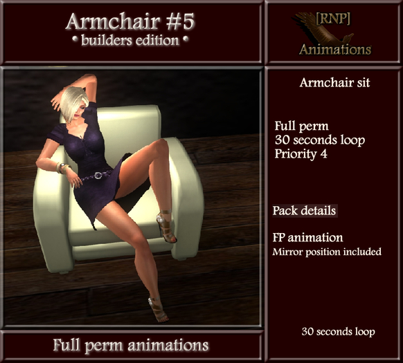 [RNP] Armchair #5_Full Perm Animation