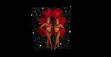 MW Show girls xmas animated freame with song jingle bells trans