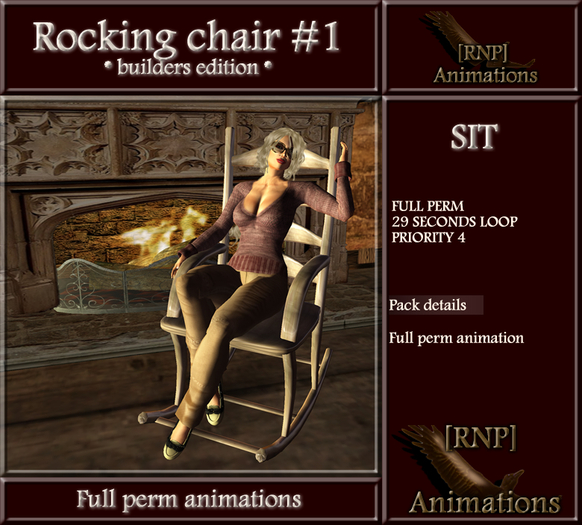 [RNP] Rocking chair #1_ Sit_Full Perm Animation