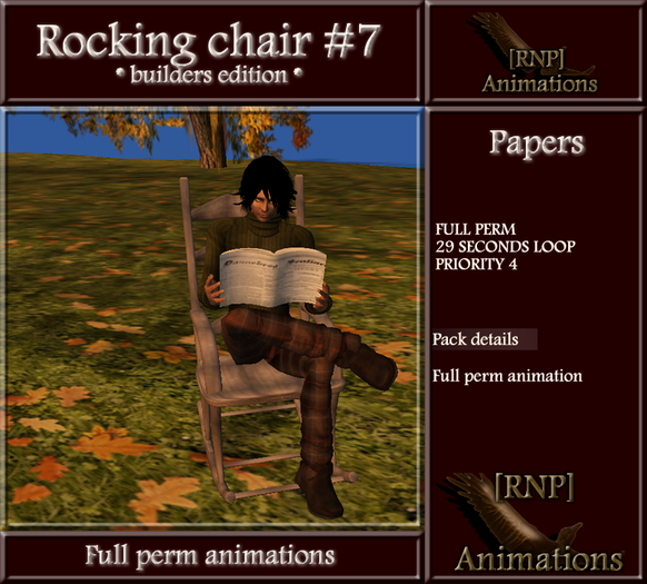 [RNP] Rocking chair #7_Papers_Full Perm Animation