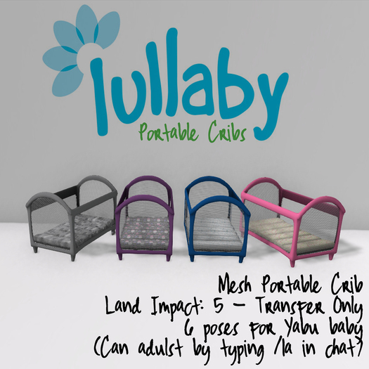 Tiny Spaces - Lullaby Portable Crib (Pink)