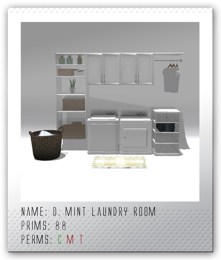 Tiny Spaces - D. Mint Laundry Room