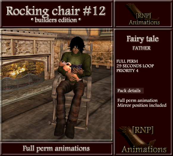 [RNP] Rocking chair #12_Fairy tale_Father_Full Perm Animation