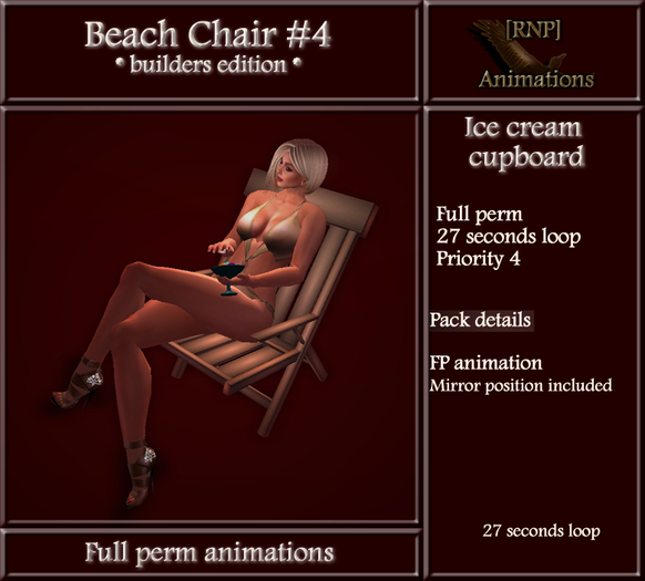 FULL PERM ANIMATION [RNP] Beach chair #4_Full Perm Animation