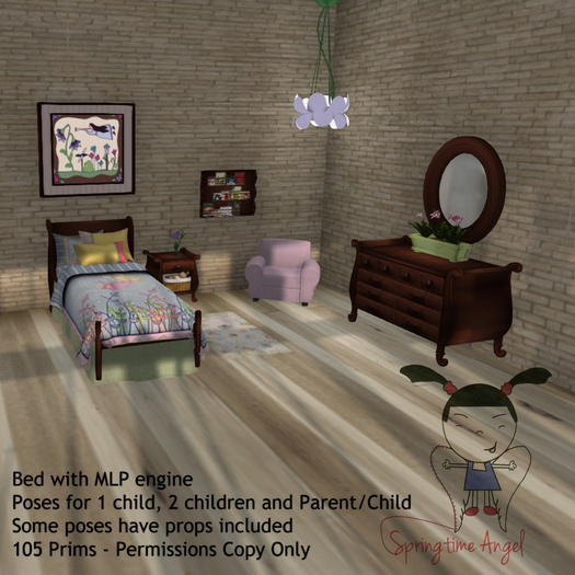 Tiny Spaces - Springtime Angel Bedroom