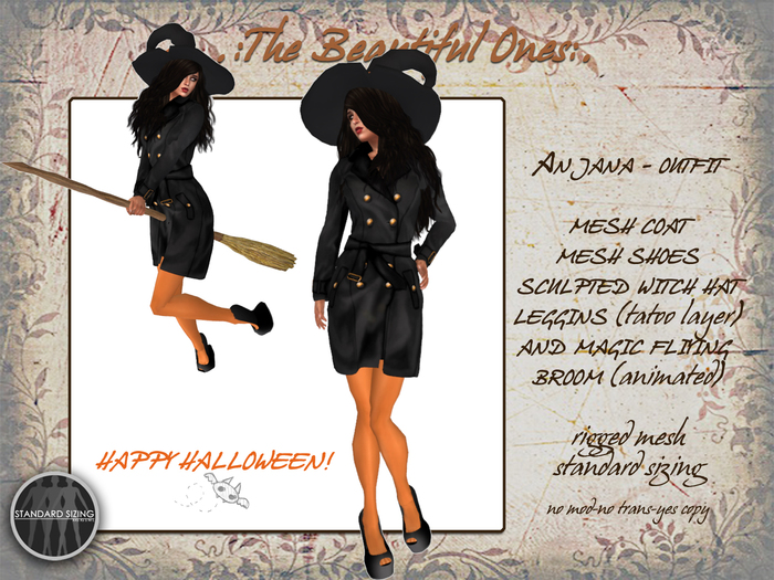 .:TBO:.Anjana - Halloween mesh outfit