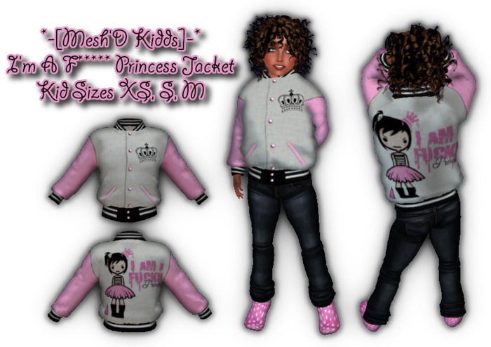 *-[Mesh'D Kidds]-* I'm A F***** Princess Jacket