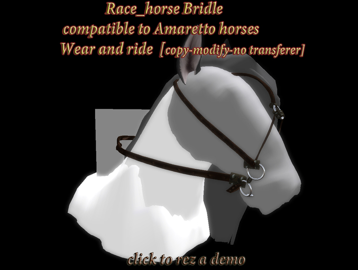 race Bridle  *** Saparal***[Boxed]