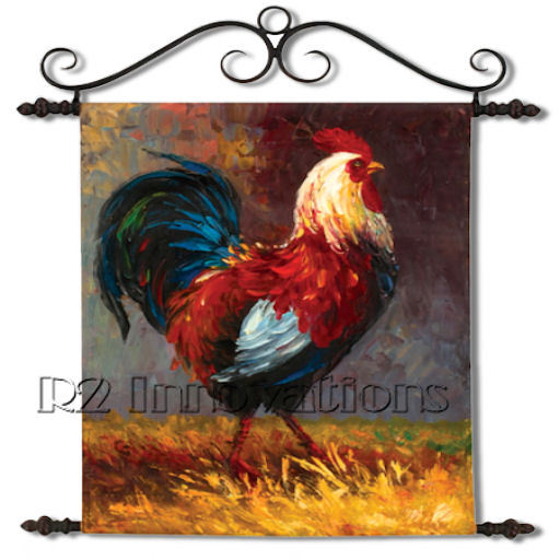 Rooster Red Wall Decor V2