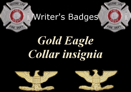 Gold Eagle Collar Insignia 
