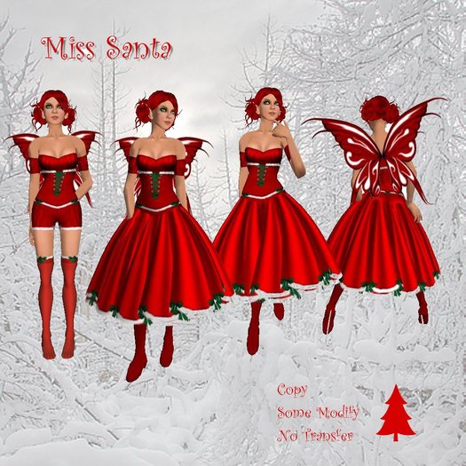 christmas fairy dress Christmas Fairy Costume main image 0