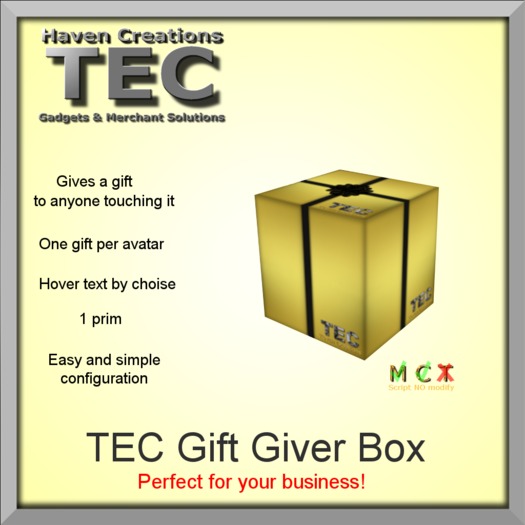 *HC* TEC Gift Giver Box