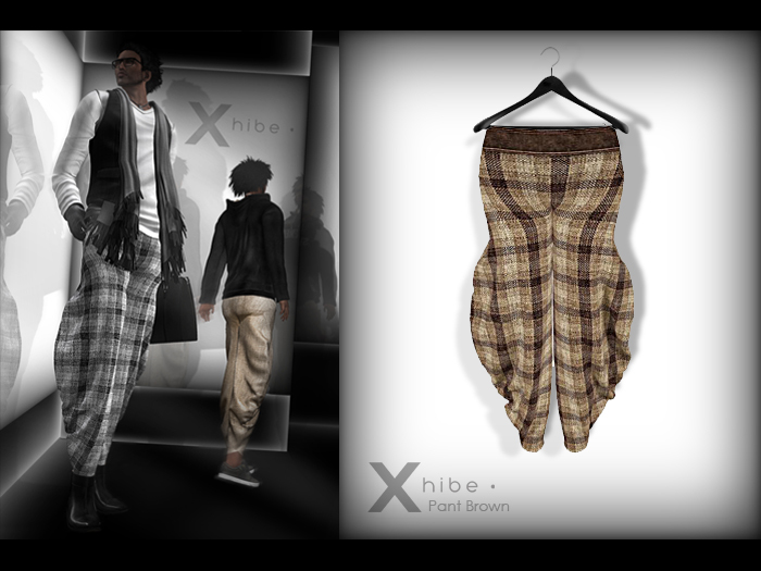X . h i b e - Mesh - Pant Brown . 