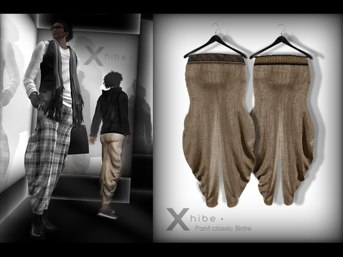 X . h i b e - Mesh - Pant Classic Bistre . 