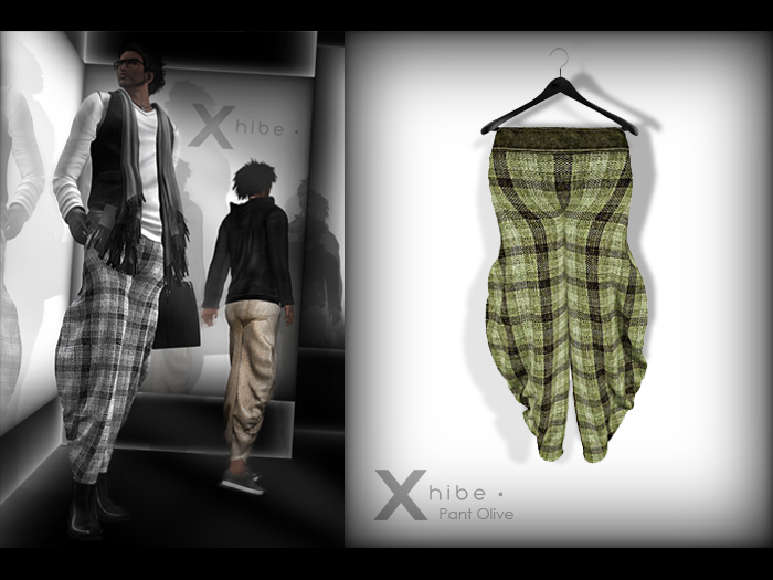 X . h i b e - Pant Olive .