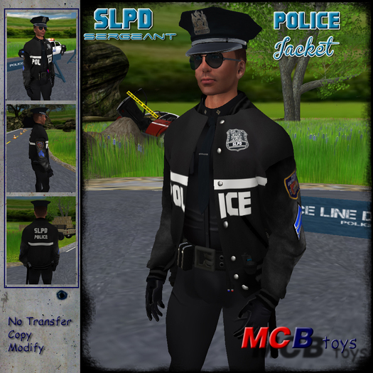 ::MCB:: SLPD Sergeant - Police - Mesh Jacket - Man - 100% MESH!