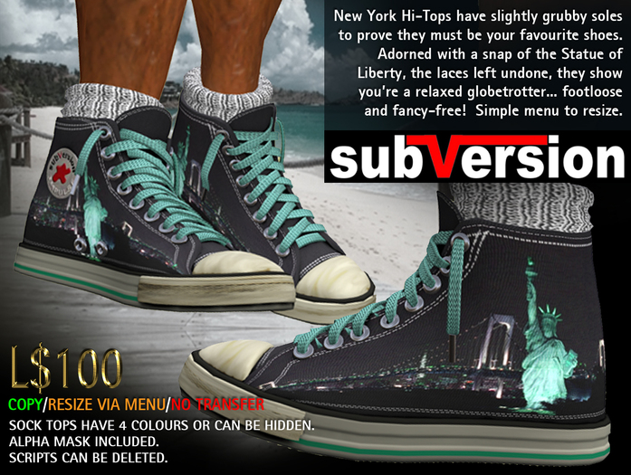 subVersion Landmark Hi-Tops: Liberty New York