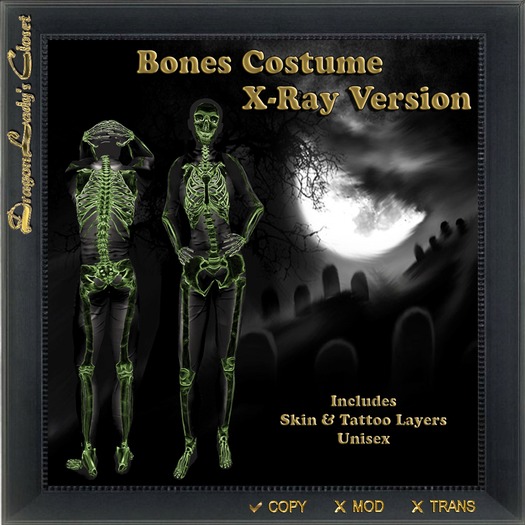 Bones Costume - X-Ray Version 