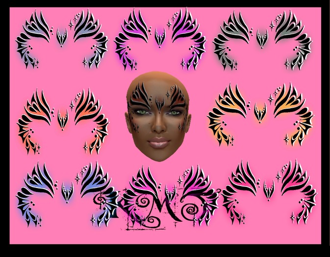 .:::K,M,T:::.Make-Up Mask Set Queen Full Perm 
