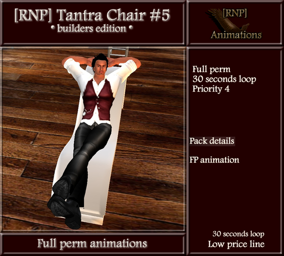 [RNP] Tantra Chair Relax #5_Full Perm Animation