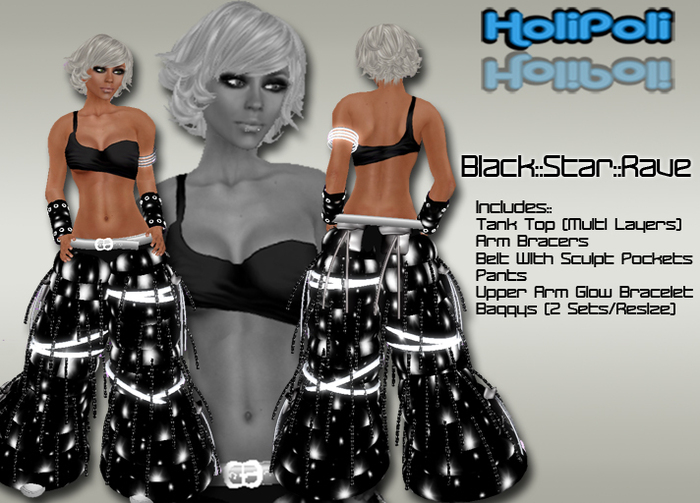 ***HoliPoli Black Star Rave *Updated Version