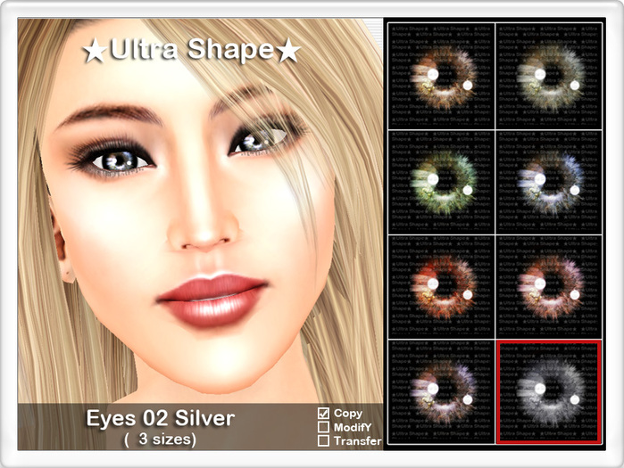 *Ultra Shape* Eyes 02 - Sliver