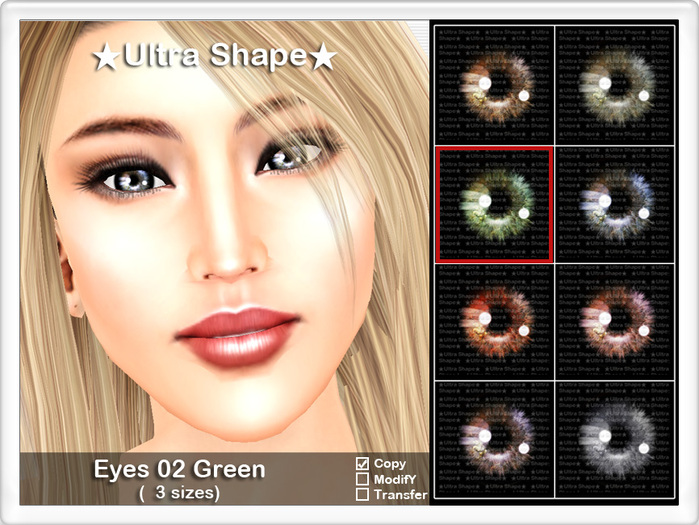 *Ultra Shape* Eyes 02 - Green