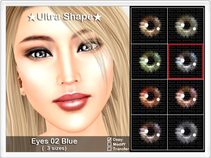 *Ultra Shape* Eyes 02 - Blue