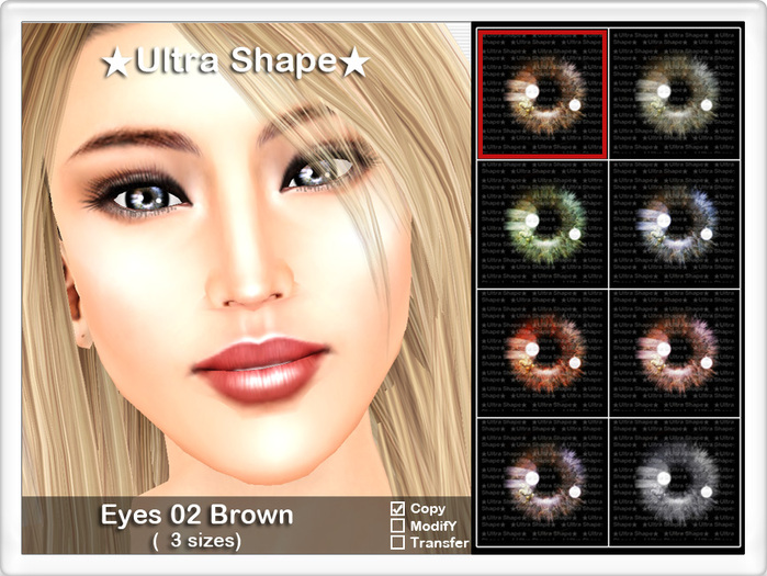 *Ultra Shape* Eyes 02 - Brown