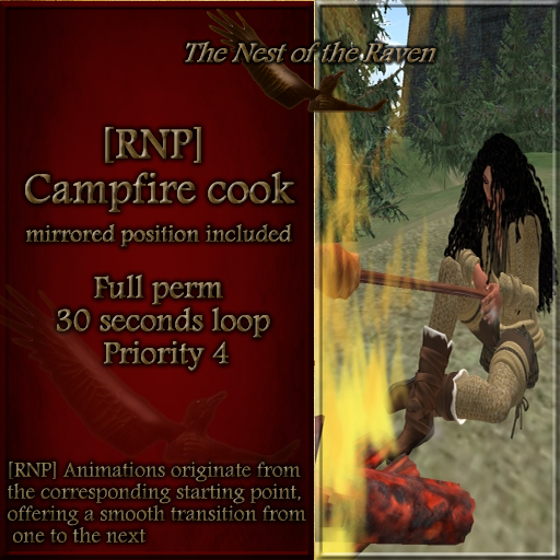 [RNP] Campfire cook_Full Perm Animation