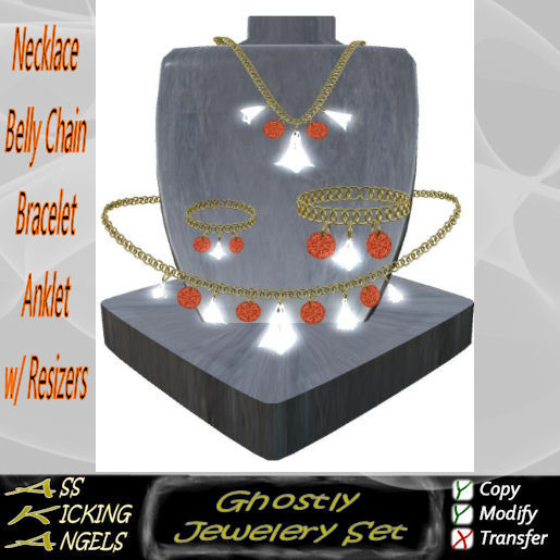 AKA Ghostly Jewelery Set Ad