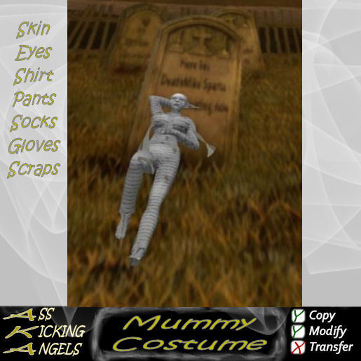 AKA Mummy Costume Ad