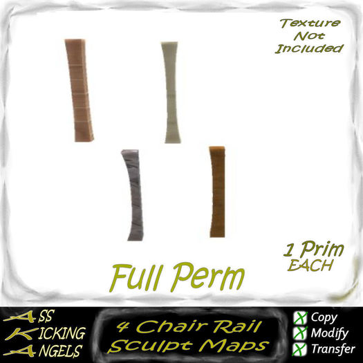 AKA 4 Chair Rail Sculpt Maps Ad