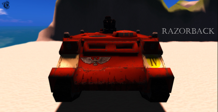 Mecahnical Razor Back Second Life Marketplace - Razorback - Mechanical Beast