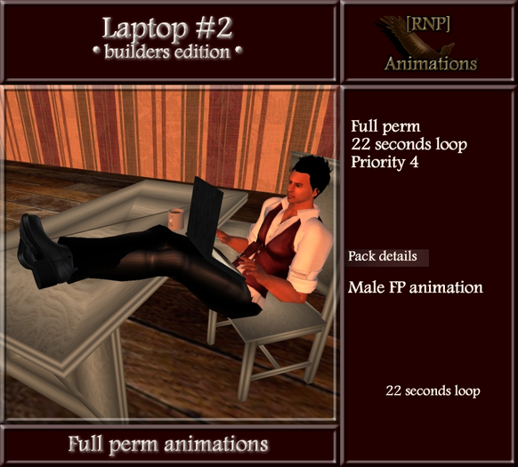 [RNP] Laptop #2_Male_Full Perm Animation