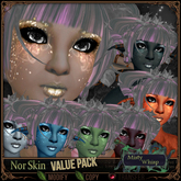 =^.^= Curious Kitties Fantasy Fuzz - Nor Skins - Misty Whisp - Value Pack