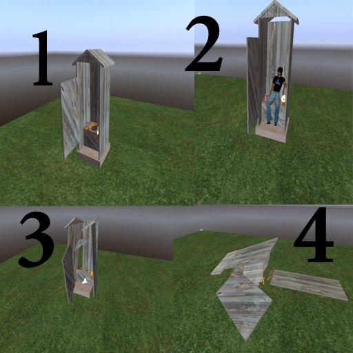 Collapsing Outhouse 