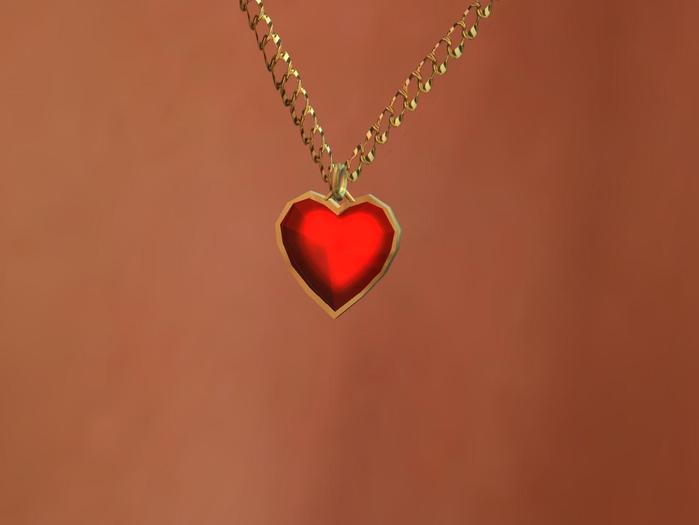 Heart on Fire Pendant