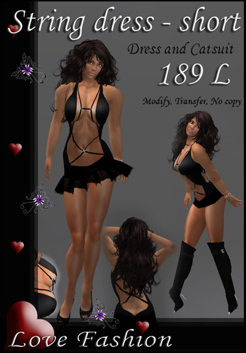 *Szen* String dress - short