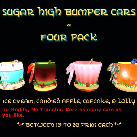 Sugar High Bumper Cars Rezzer